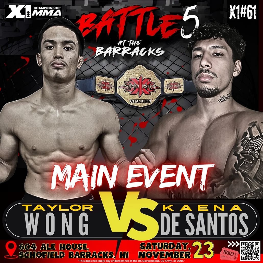 X1#61 Taylor Wong vs Kaena de Santos