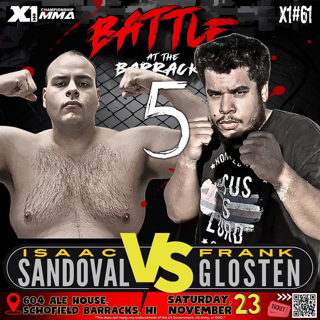 x1#61 Isaac Sandoval vs. Frank Glosten