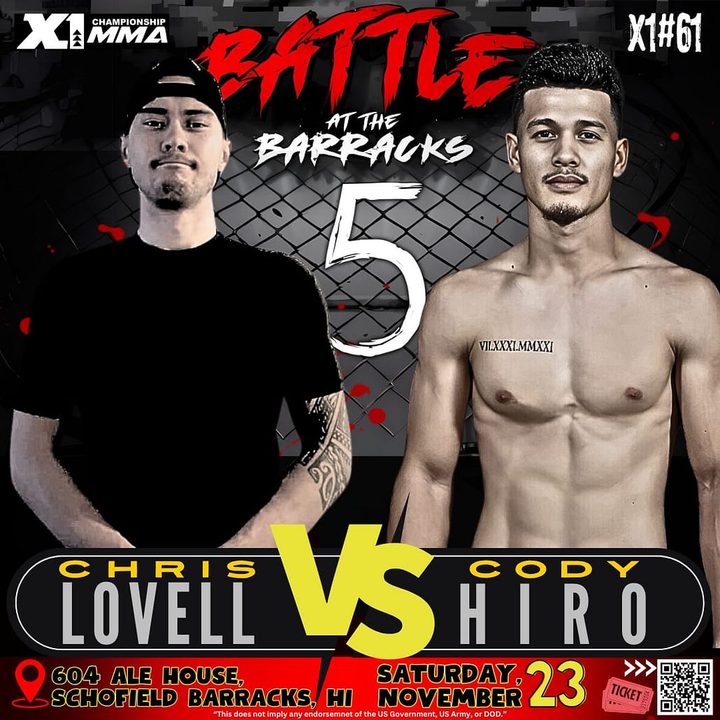 X1#61 Chris Lovell vs. Cody Hiro