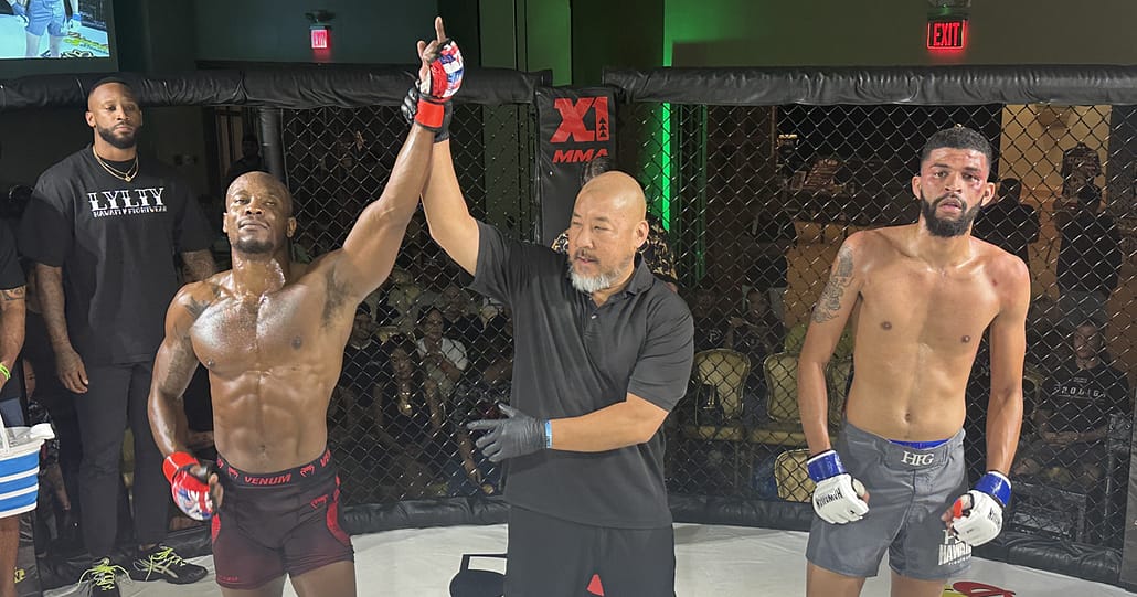Kaigua Munyi defeats David Flagg by armbar submission in round two at X-1 67