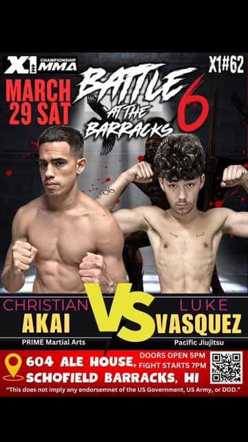 Christian Akai vs. Luke Vasquez