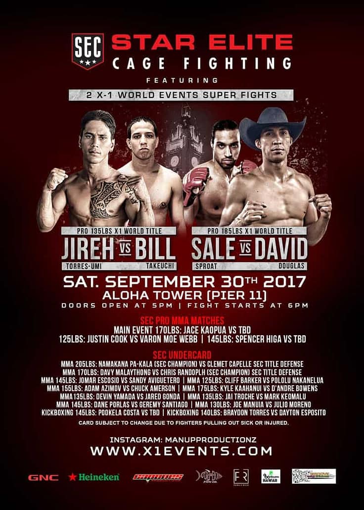 X1 World Events MMA Aloha Tower