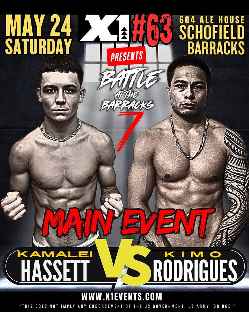 X1-63 Kamalei Hassett vs. Kimo Rodrigues